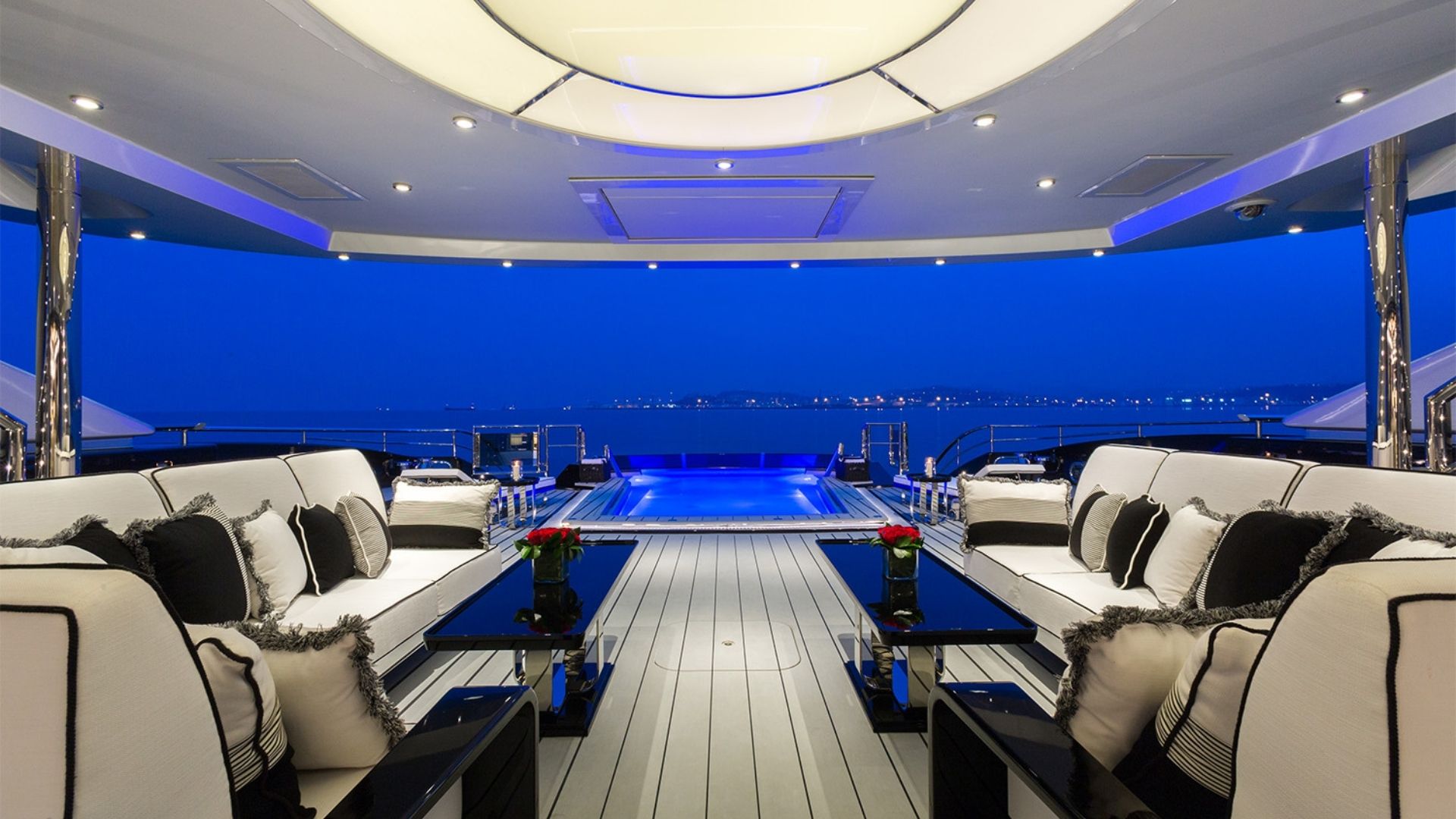 "OKTO", a 2014 ISA Yachts 66.4m motor yacht for charter, pool