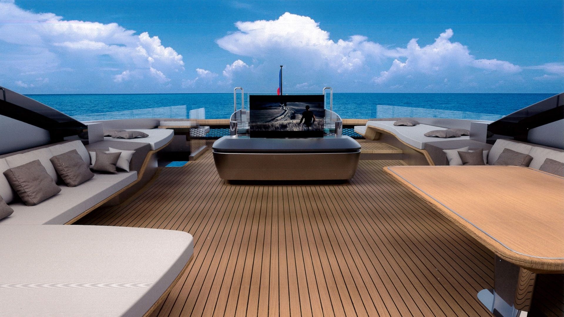 "PANAM", a 2021 Baglietto 39.8m motor yacht for charter, flybridge