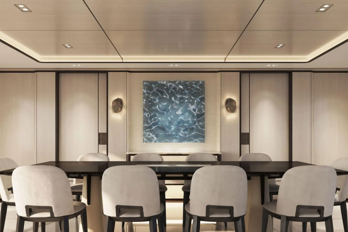 PANORAMA 50, a 2030 Admiral Yachts 50m motor yacht for sale, dining