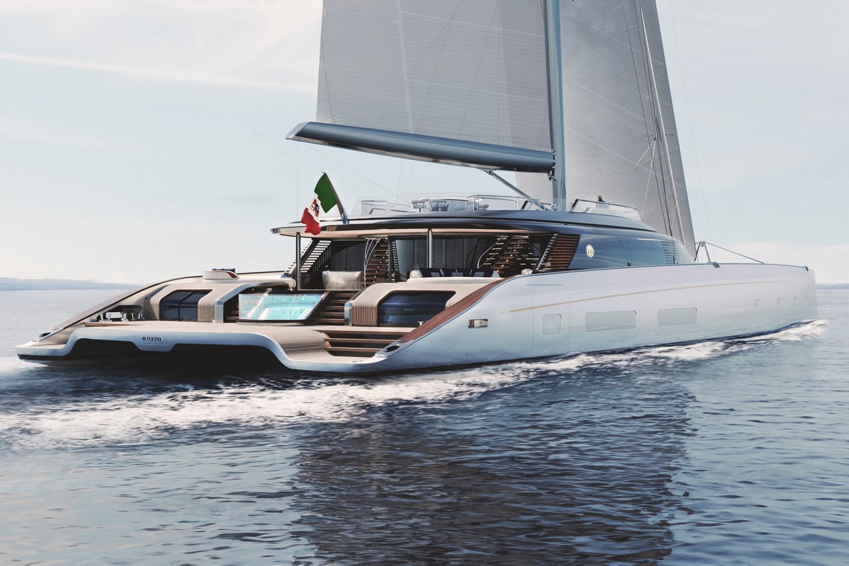 PERINI NAVI 48 CAT, a 2028 Perini Navi 48m catamaran for sale, running