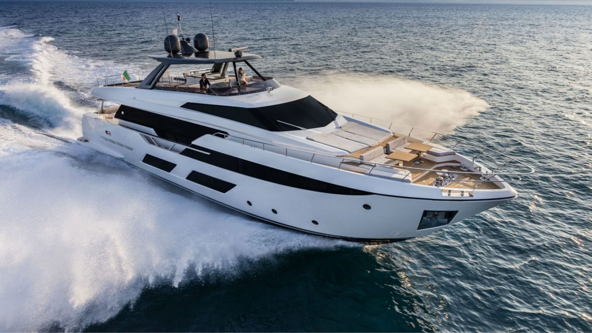"PIOLA", a 2019 Ferretti Yachts 28.49m motor yacht for charter, running