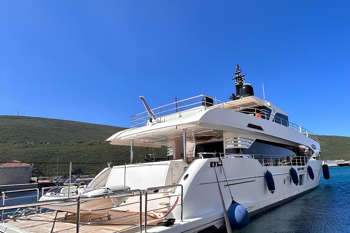 "PITERLAND II", a 2019 Gulf Craft 33.05m motor yacht for sale, profile starboard