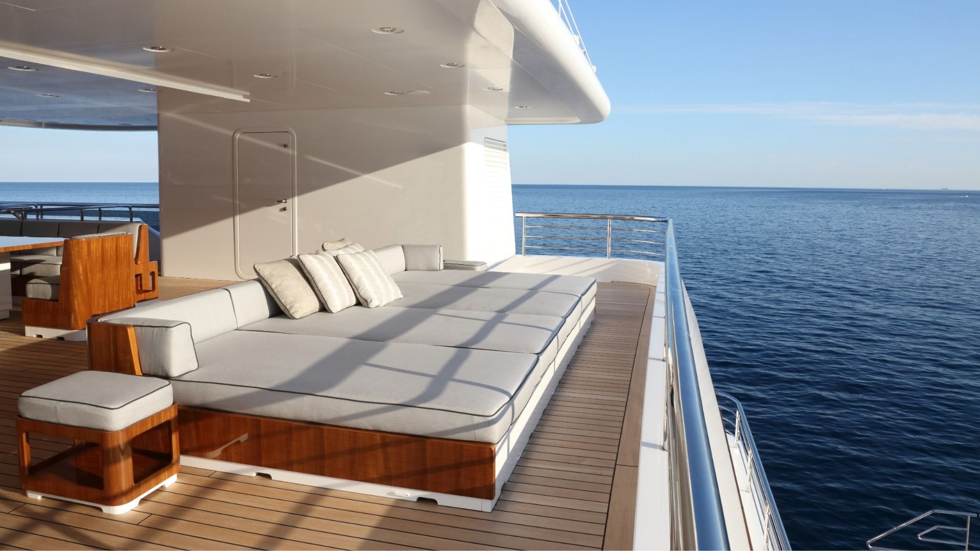 "PLANET NINE", a 2018 Admiral Yachts 73.2m motor yacht for charter, sundeck