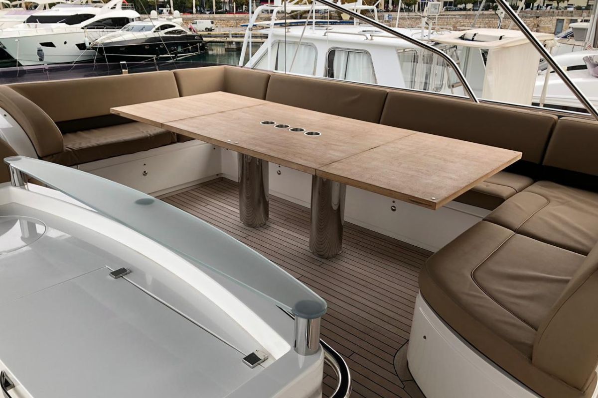 PRINCESS 72, a 2012 Princess 22.35m motor yacht for sale, aft deck