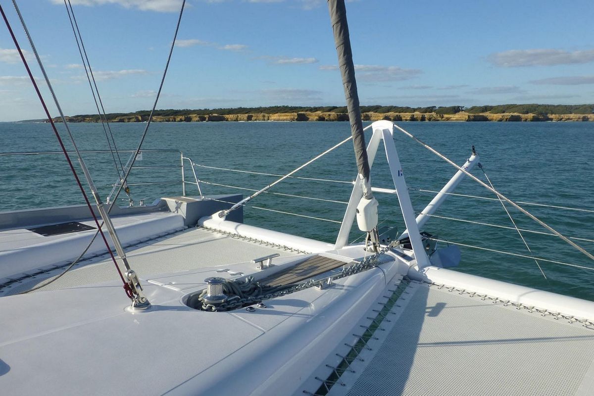 PRIVILEGE SERIE 6, a 2018 Privilege Marine 19.5m catamaran for sale, foredeck