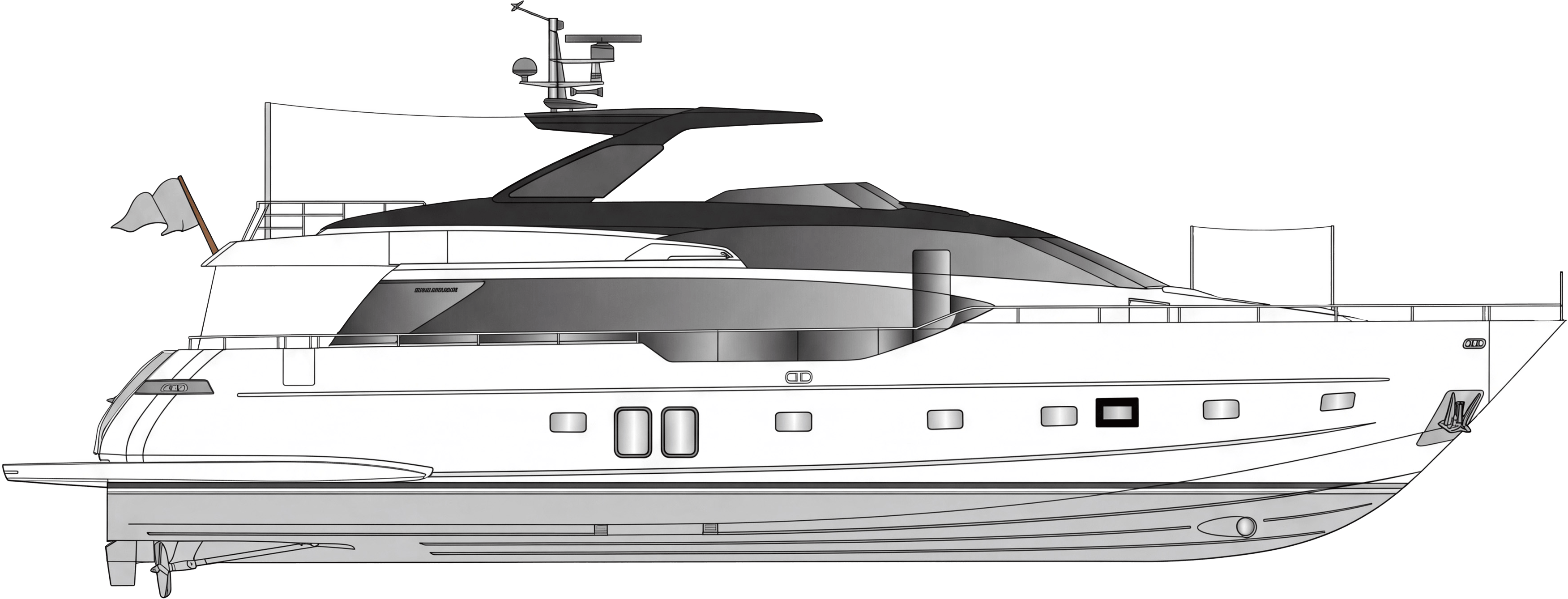 Side profile deck plan