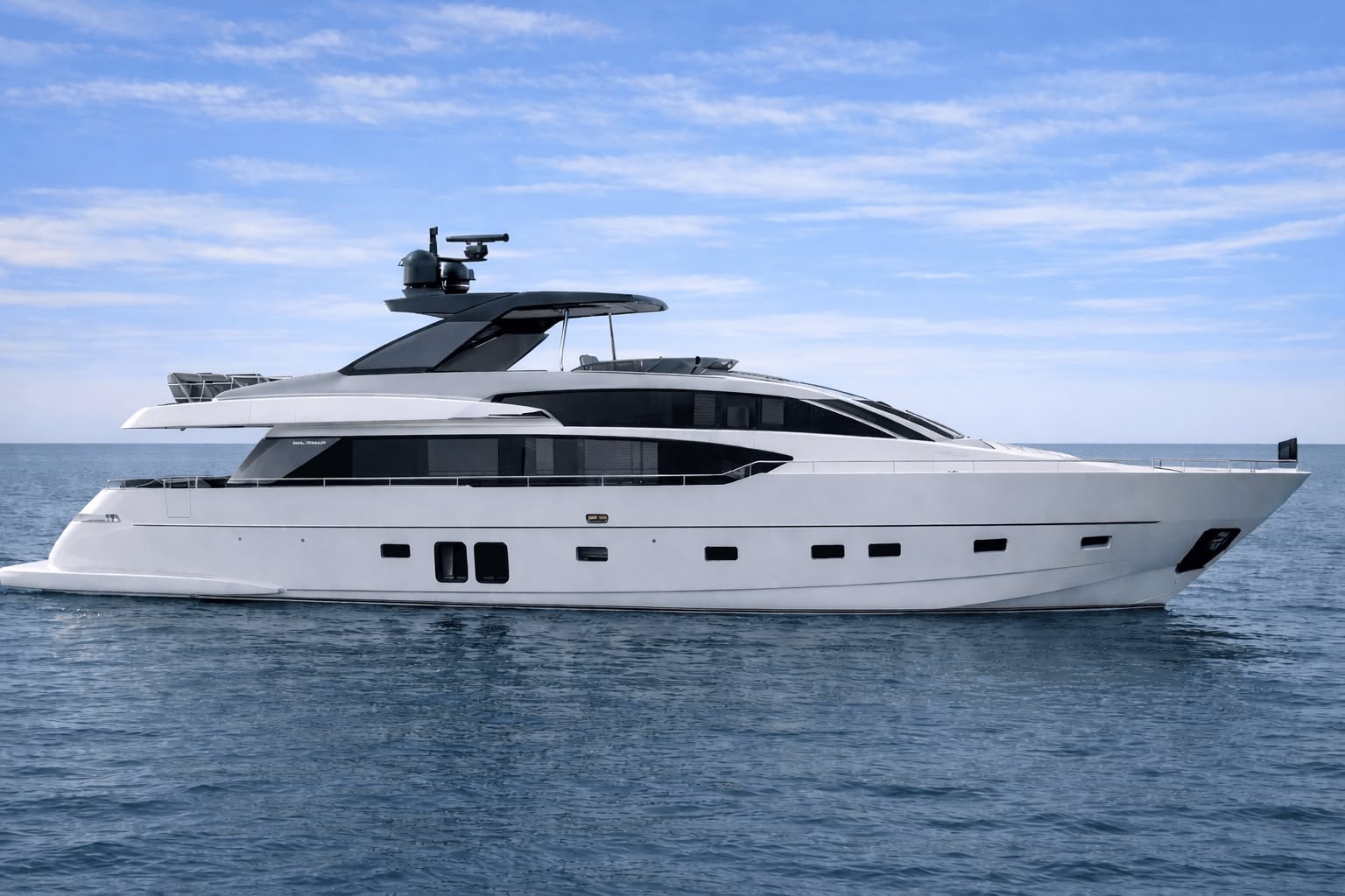 SANLORENZO SL86, a 2018 Sanlorenzo 26.76m motor yacht for sale with Smart Yachts, profile starboard