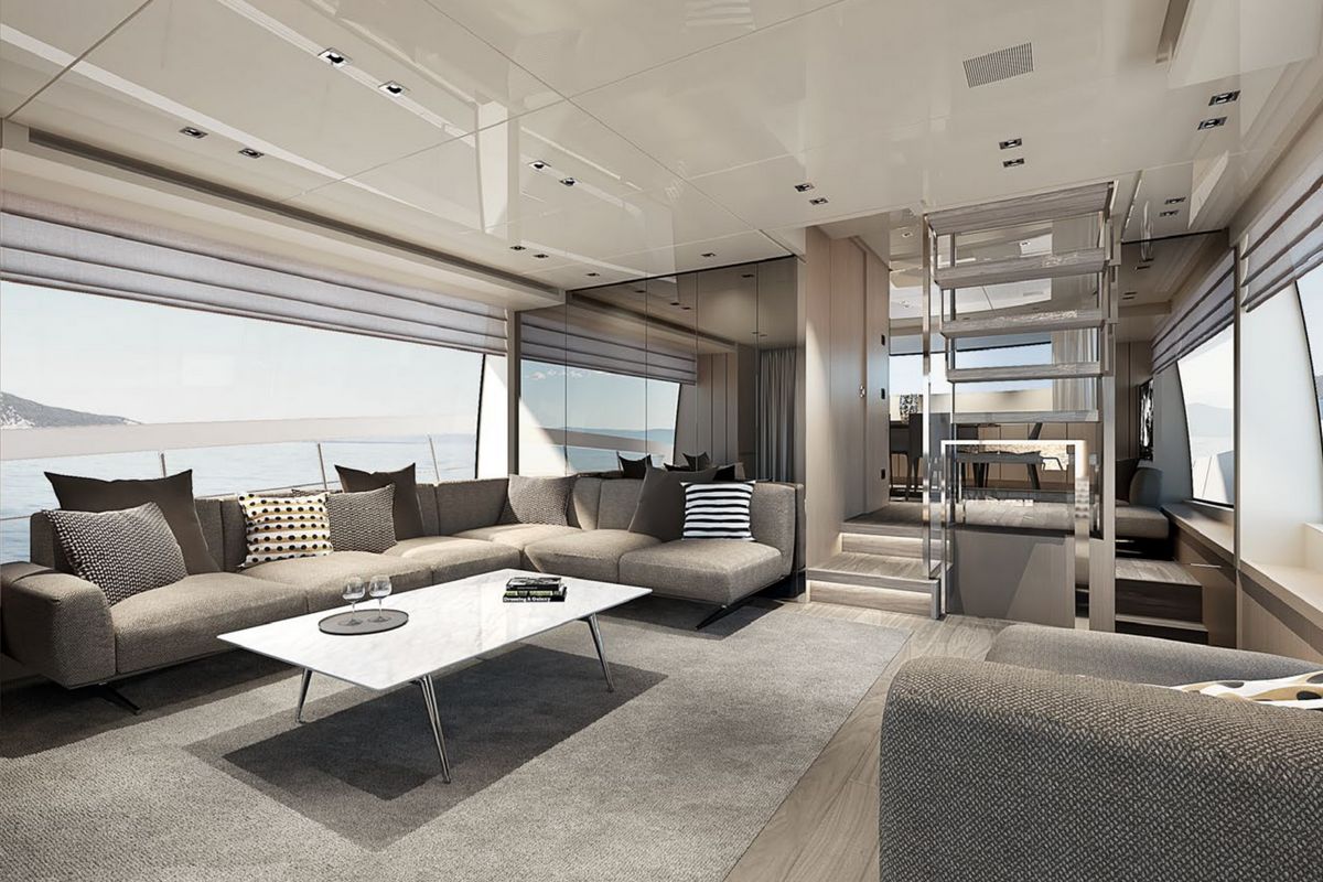 SANLORENZO SX 76, a 2025 Sanlorenzo 23.75m motor yacht for sale, main salon