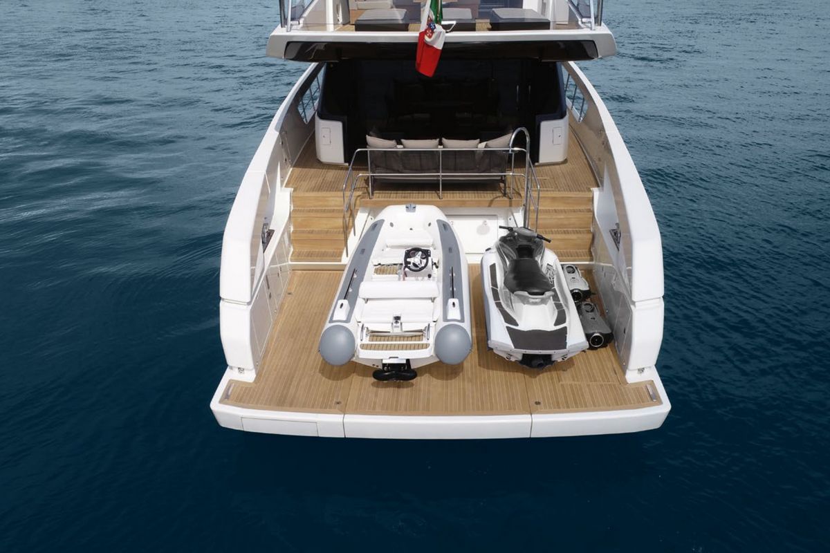 SANLORENZO SX 76, a 2025 Sanlorenzo 23.75m motor yacht for sale, stern