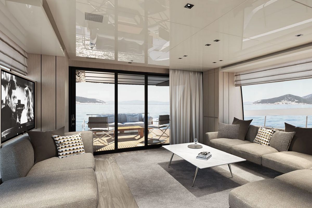 SANLORENZO SX 76, a 2025 Sanlorenzo 23.75m motor yacht for sale, main salon