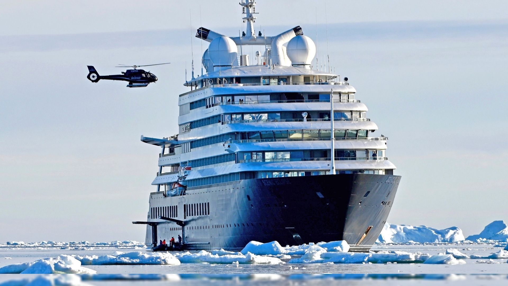 "SCENIC ECLIPSE", a 2018 Uljanik 168m motor yacht for charter, bow