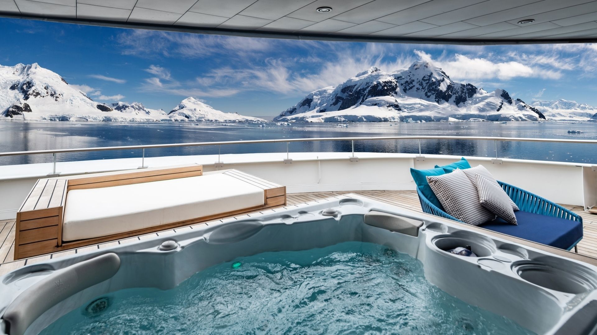 "SCENIC ECLIPSE", a 2018 Uljanik 168m motor yacht for charter, jacuzzi