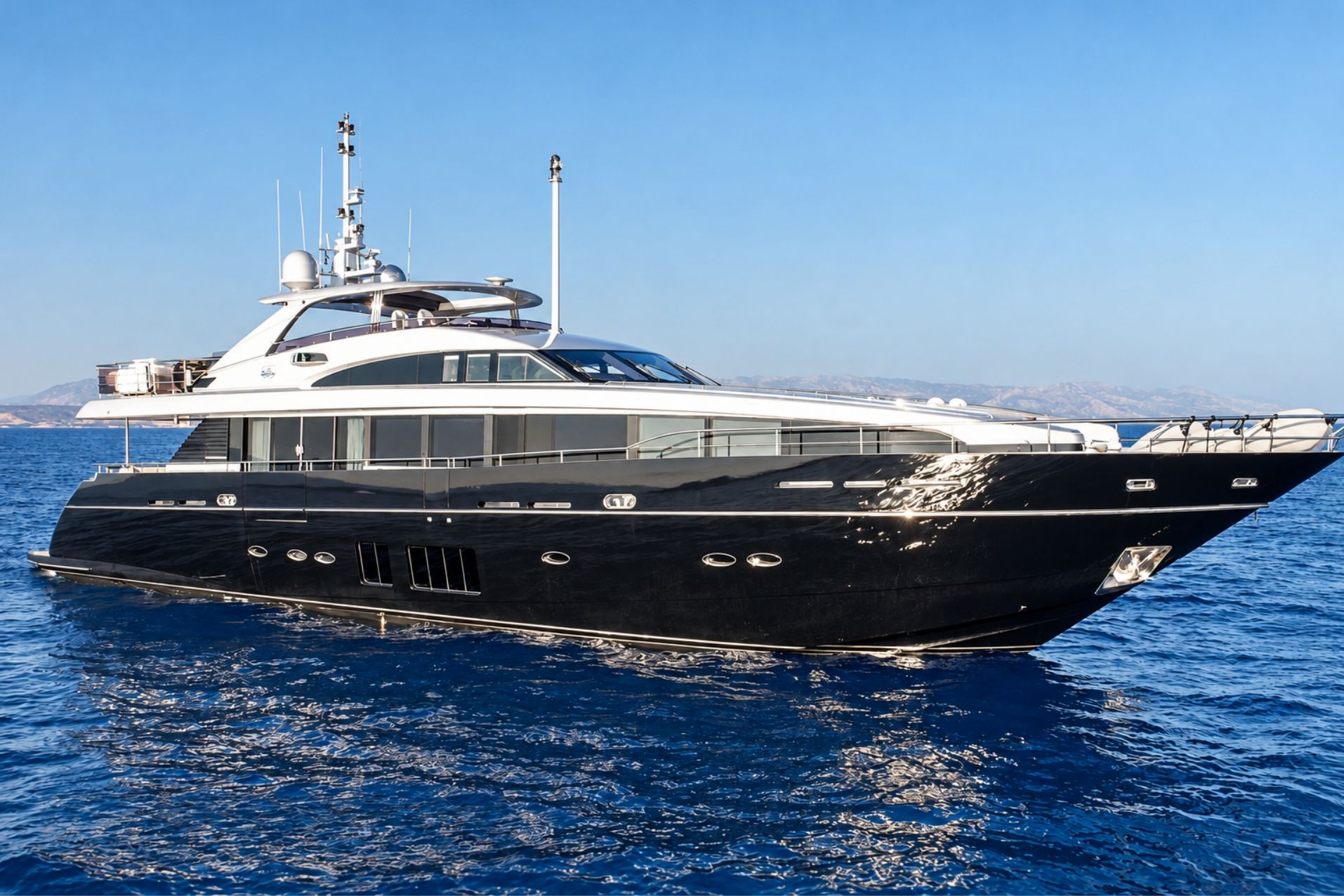 SEABEACH, a 2013 Princess 32m motor yacht for sale with Smart Yachts, profile starboard