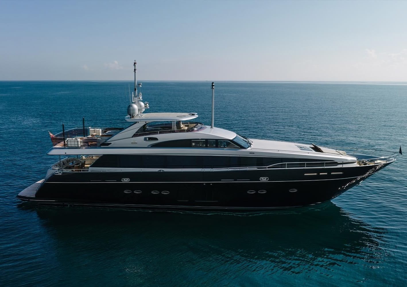 SEABEACH, a 2013 Princess 32m motor yacht for sale with Smart Yachts, profile port