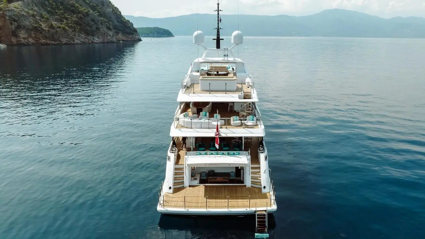 "SEAGULL MRD", a 2020 Benetti 49.9m motor yacht for sale, stern