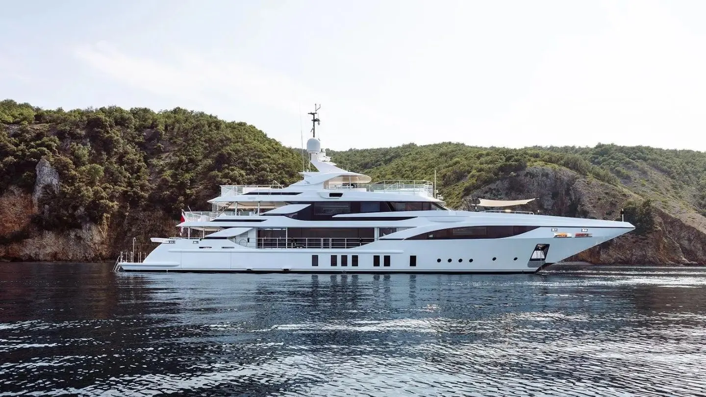 "SEAGULL MRD", a 2020 Benetti 49.9m motor yacht for sale, profile starboard
