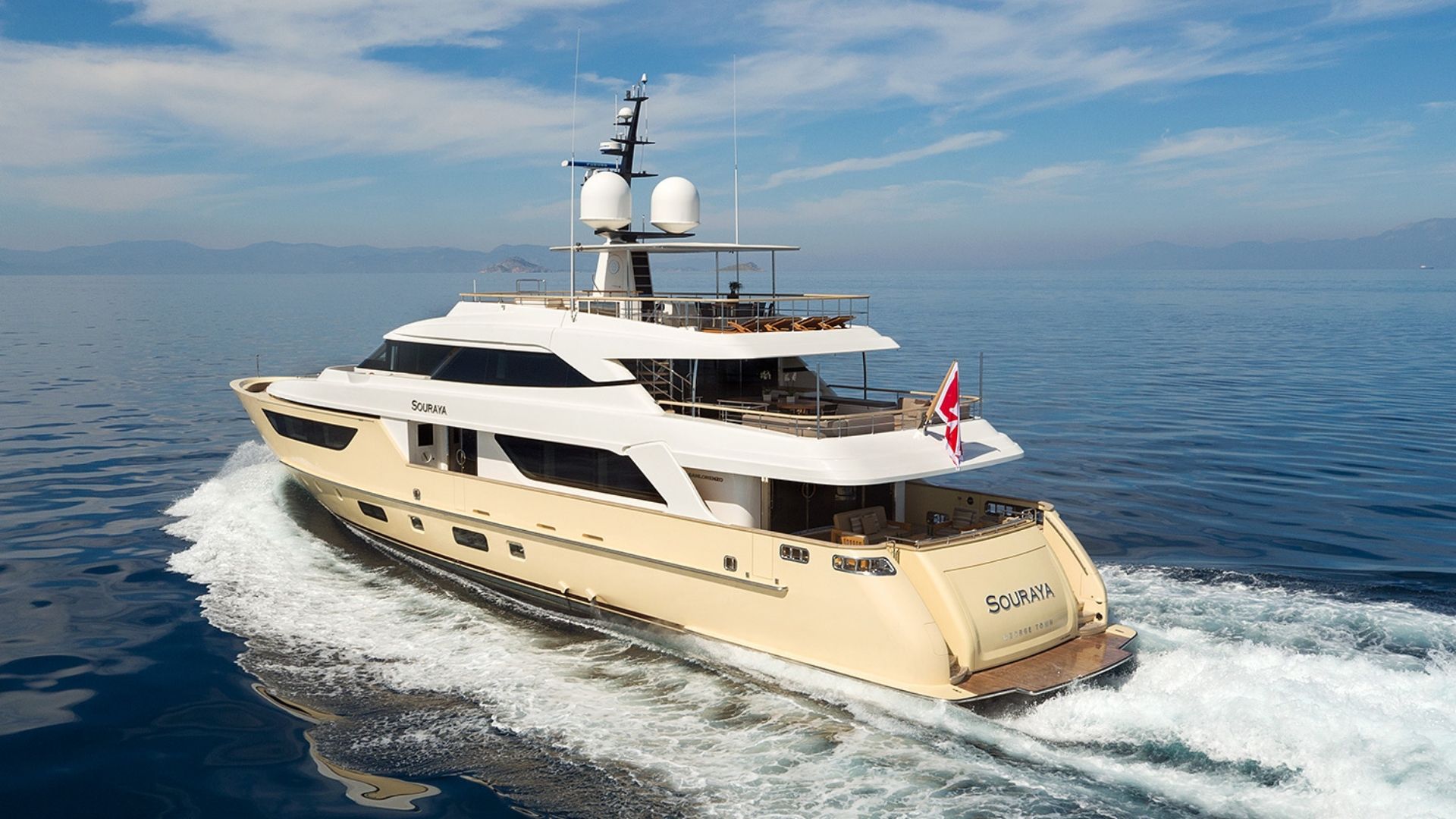 "SOURAYA", a 2012 Sanlorenzo 38m motor yacht for charter, bow