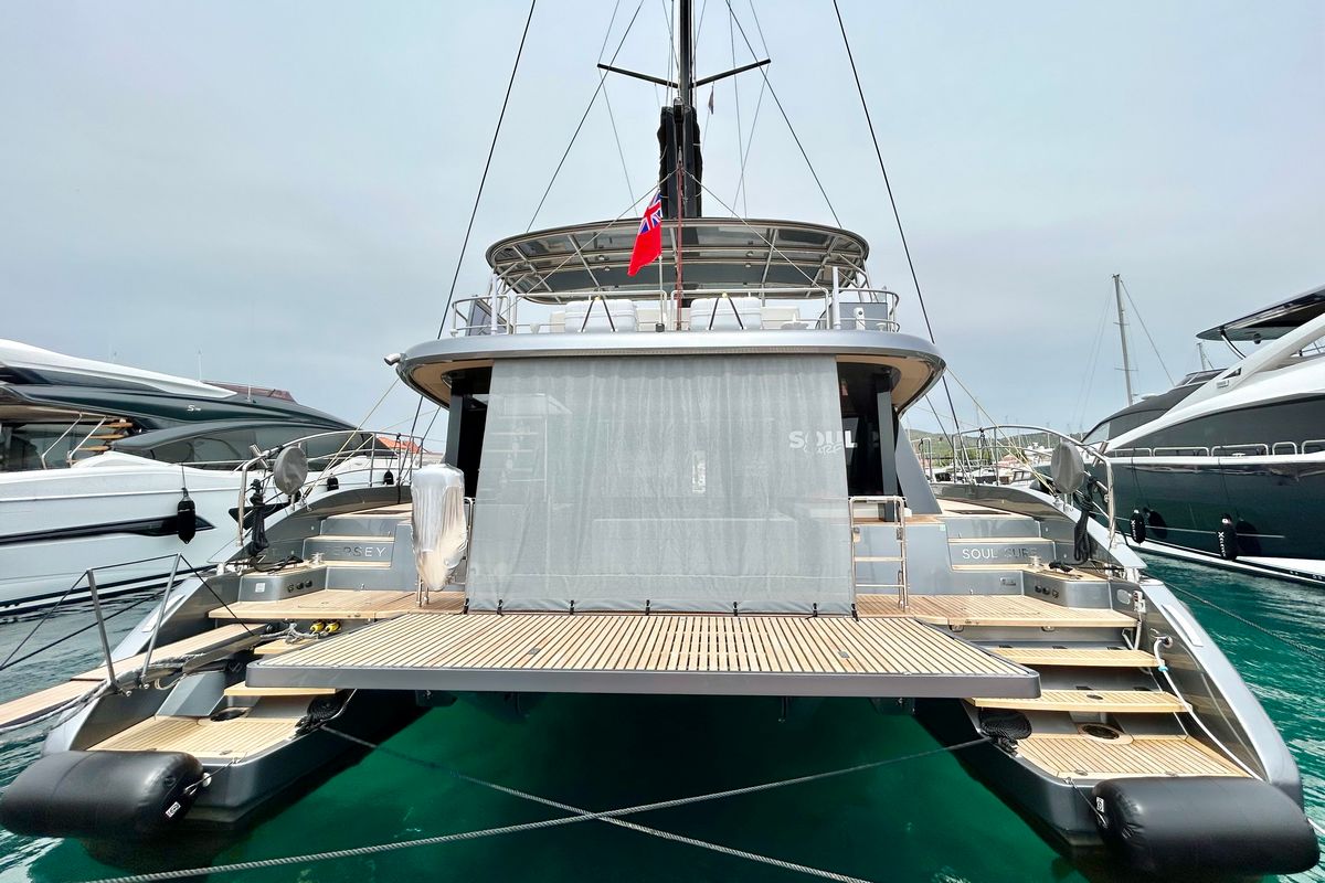 "SOUL SURF", a 2024 SUNREEF 15.2m catamaran for sale, stern