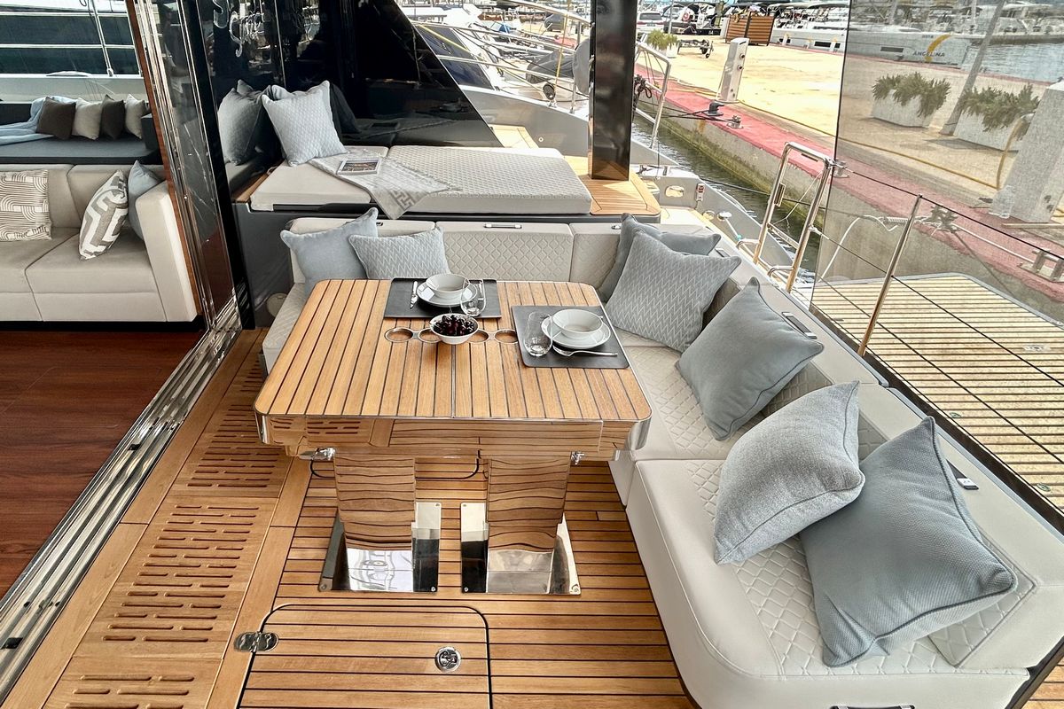"SOUL SURF", a 2024 SUNREEF 15.2m catamaran for sale, cockpit