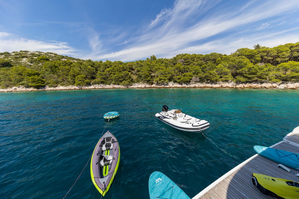 "MR. SI", a 2023 18.3m catamaran for sale, water toys