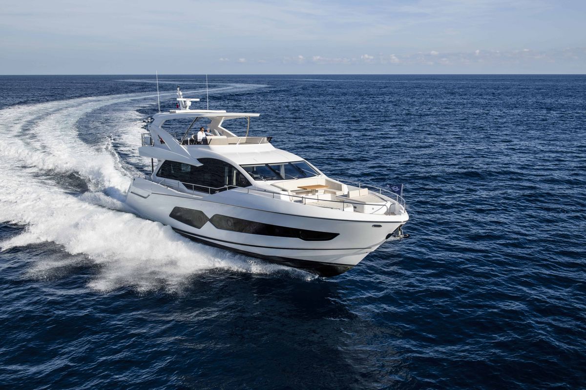 SUNSEEKER 76, a 2024 Sunseeker 23.6m motor yacht for sale, running