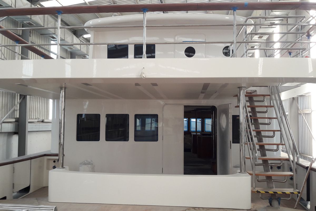 "SVETLANA", a 2027 Ava Yachts 27.2m motor yacht for sale, on the hard