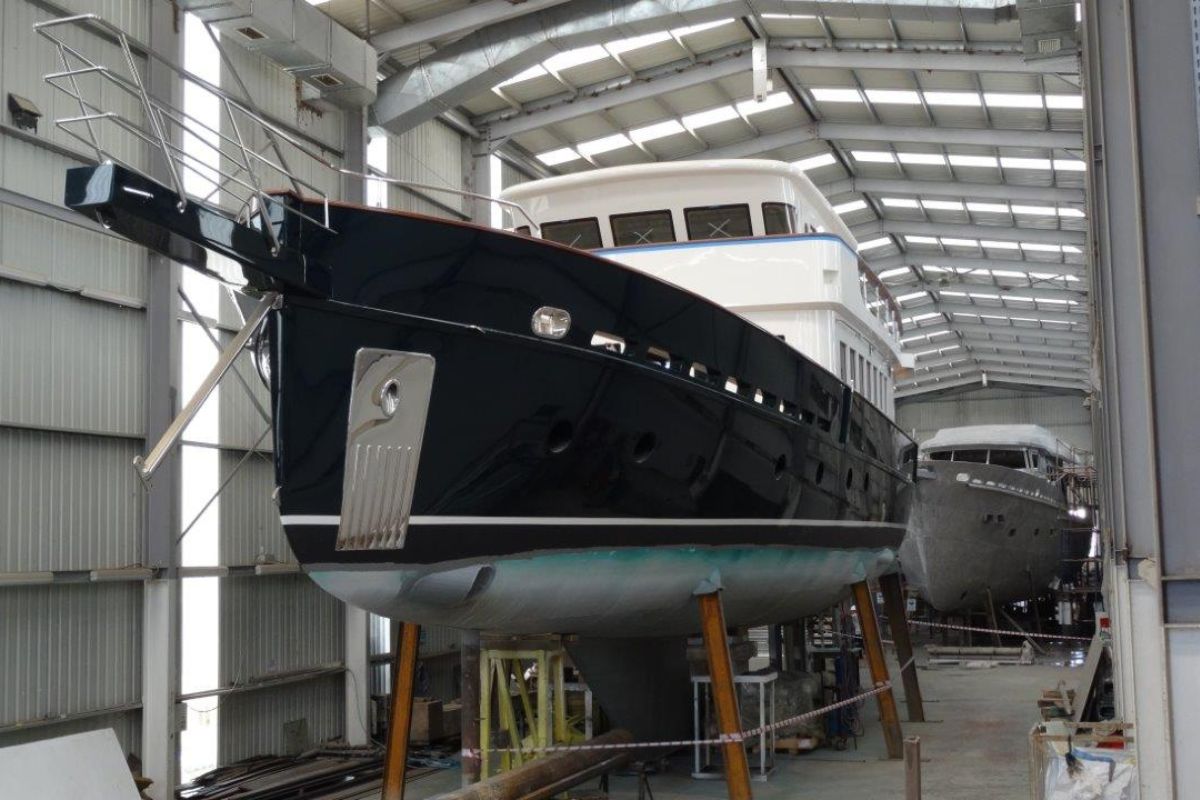 "SVETLANA", a 2026 Ava Yachts 27.2m motor yacht for sale, on the hard