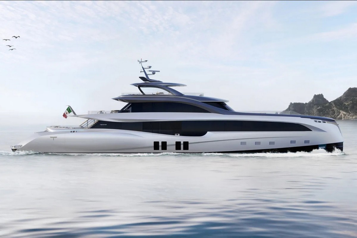 TECNOMAR EVO 155, a 2028 Tecnomar 47.35m motor yacht for sale, running
