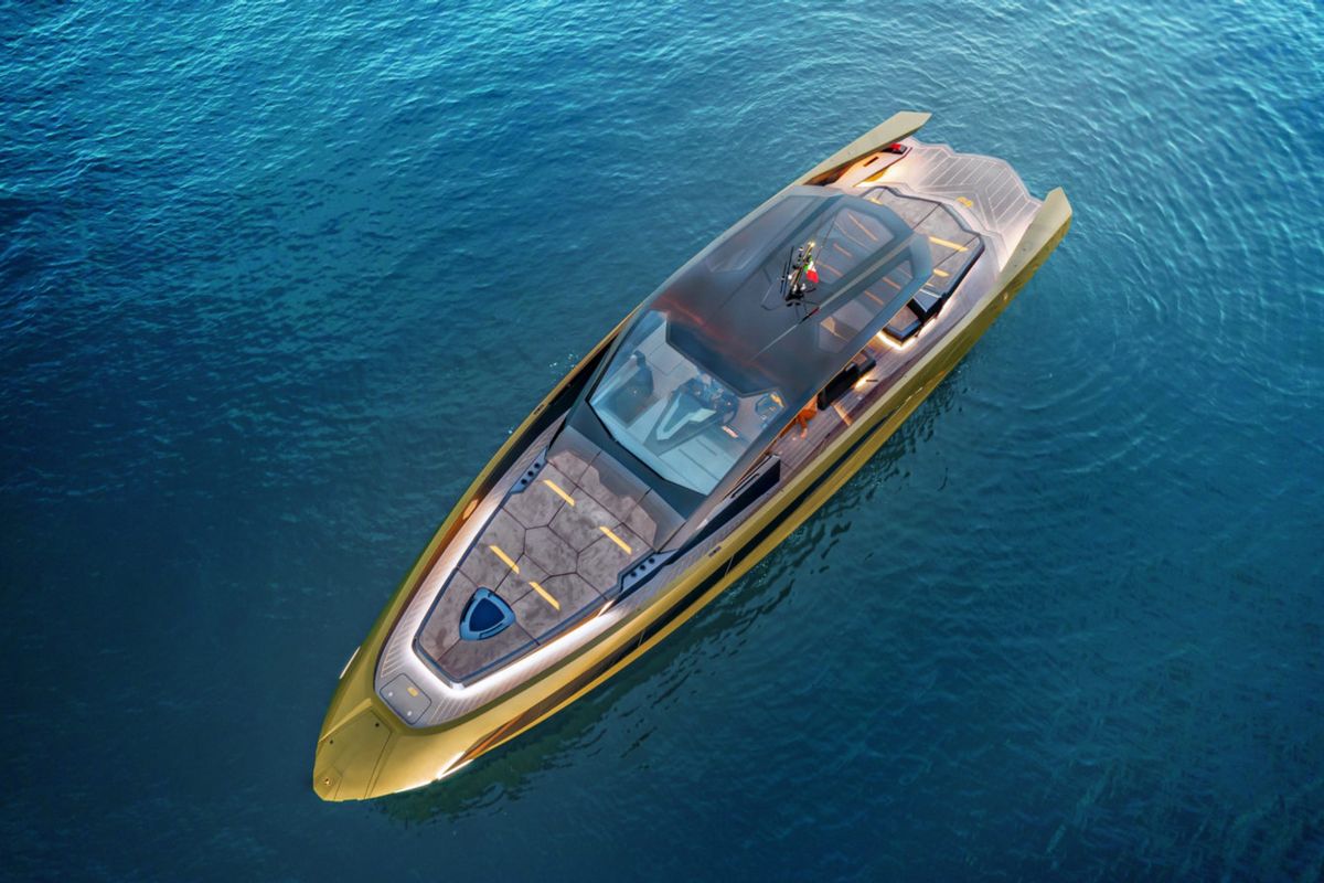 LAMBORGHINI 63, a 2027 19.98m motor yacht for sale, aerial