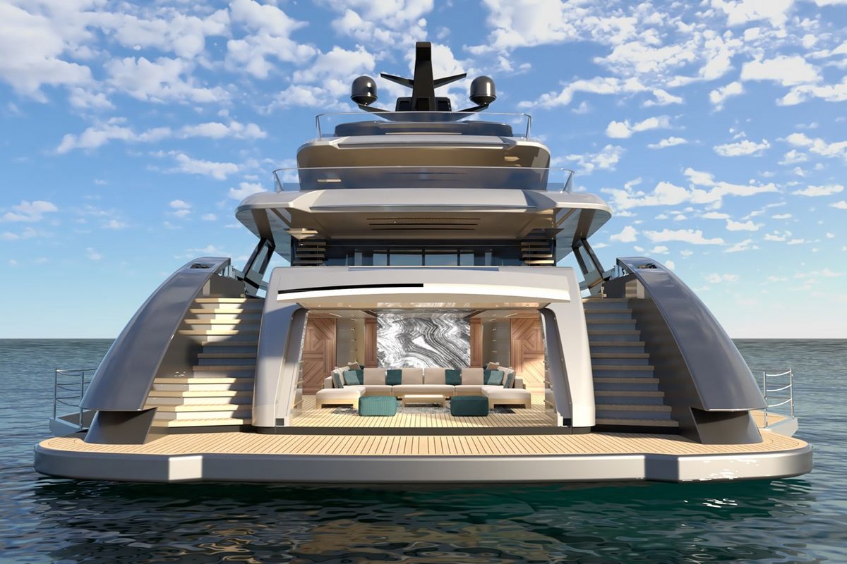 WIDER 64, a 2029 Wider 64m motor yacht for sale, transom