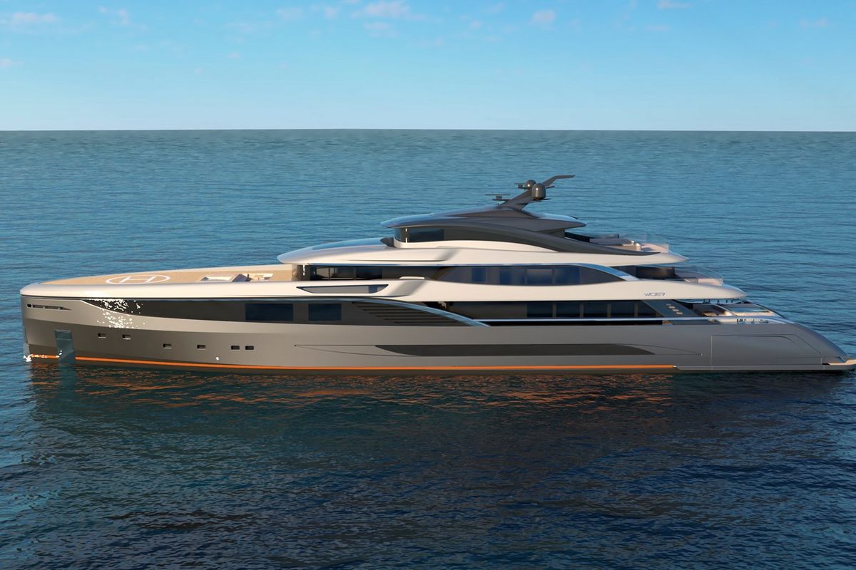 WIDER 64, a 2029 Wider 64m motor yacht for sale, profile port
