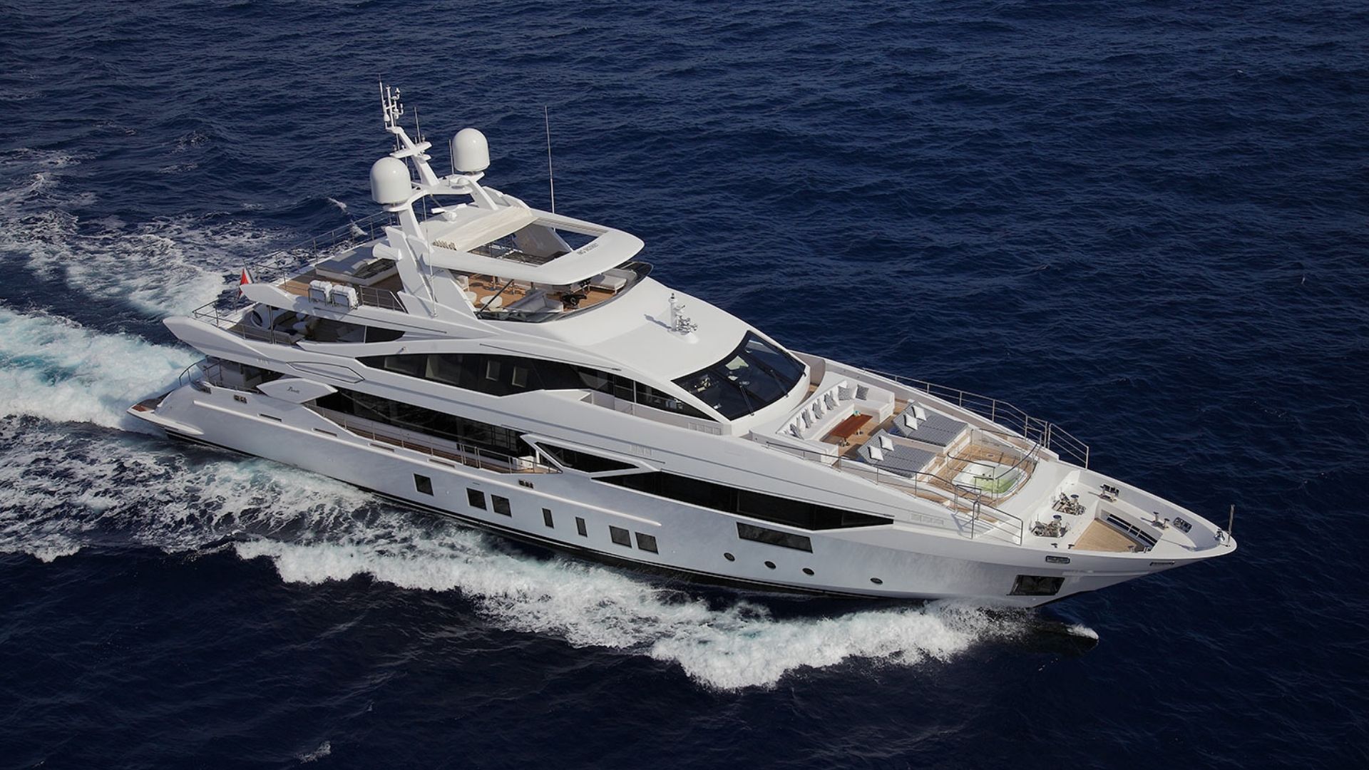 "WILLOW", a 2017 Benetti 42m motor yacht for charter, bow